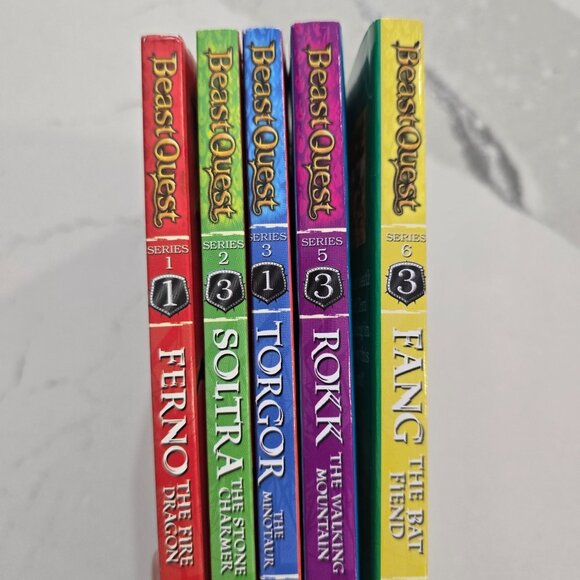 Beast quest books lot of 5. FANG, ROKK,TORGOR, SOLTRA, FERNO - Picture 3 of 3